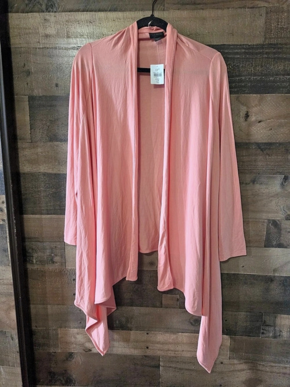 J. Jill Wearever Collection Draped Open-Front Cardigan Wearever Draped